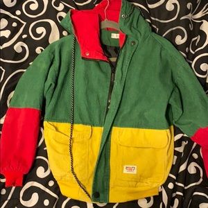 thrift shop look jacket